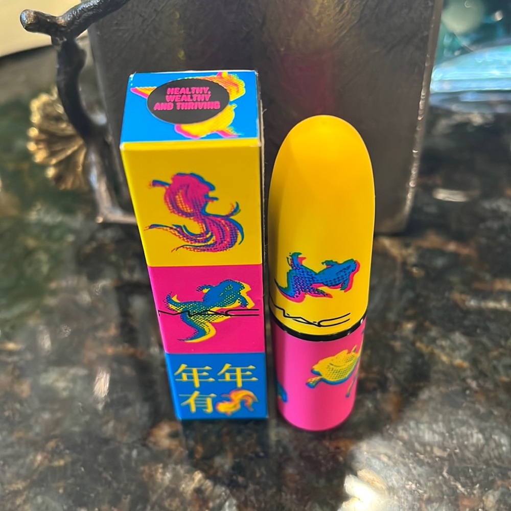 Mac Healthy wealthy and thriving limited edition lippy NWB Authentic